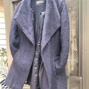 Guess wool Navy blue coat